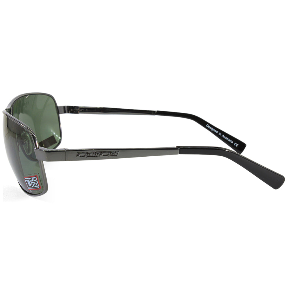 Dirty Dog Steed 52888 Gunmetal Men's Aviator Sunglasses – Action Bike & Ski
