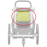 Croozer Bike Trailer Sun Cover For Croozer Kid for 1 - 2014- (Green)