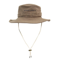 Ocean & Earth Wide Floppy Brim Cotton Canvas Boonie Hat (Stone)