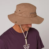 Ocean & Earth Wide Floppy Brim Cotton Canvas Boonie Hat (Stone)