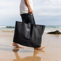 Ocean & Earth 80 L Waterproof Beach Tote Bag Black PVC Large