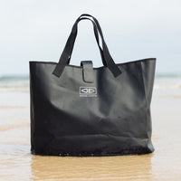 Ocean & Earth 80 L Waterproof Beach Tote Bag Black PVC Large