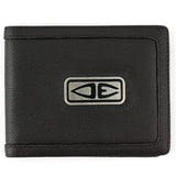 Ocean & Earth Formula 1 Men's Black Leather Bi-Fold Wallet