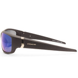 Dirty Dog Vimp Satin Black/Grey-Blue Mirror Polarised Men's Sunglasses 53602