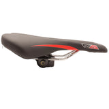 Endzone Black Vinyl Bicycle Sports Saddle with O-Zone Cutout