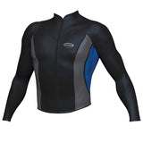 Mirage 1mm Neoprene/Lycra Men's Zip-Up Watersports Jacket (Black)