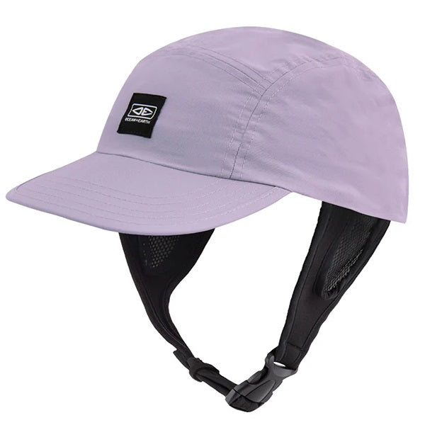 Ocean & Earth Indo One Size Fits All Adult Stiff Peak 5-Panel Surf Cap (Pale Lilac)