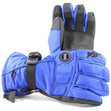 XTM Stomp Blue Unisex Insulated Waterproof Winter Snow Ski Gloves Sizes XS - S