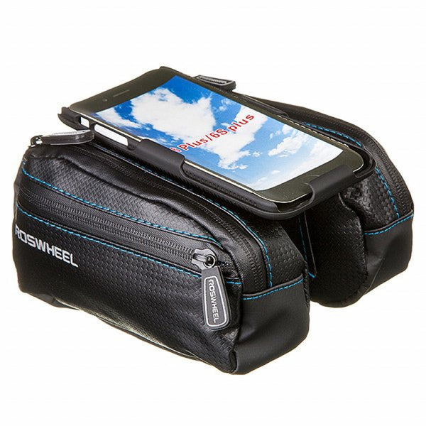 Roswheel Bicycle Top Bar Phone & Double Panier Storage Pouch