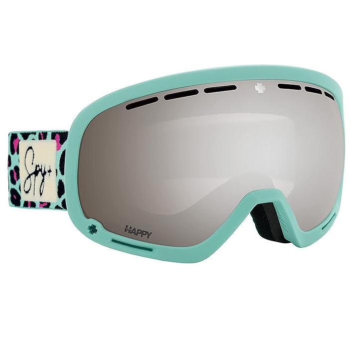 Spy Marshall Leopard ML Rose Silver Spectra Mirror Women s Ski Goggles Action Bike Ski