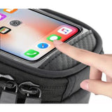 Sahoo Top Bar Water Resistant Phone & Storage Bike Bag (Black)