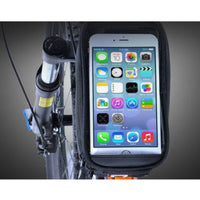 Sahoo Top Bar Water Resistant Phone & Storage Bike Bag (Black)