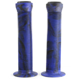 Endzone Handlz Smoke Pattern Manoplas Bike Grips 147mm Blue Smoke