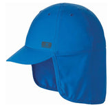 Ocean & Earth Blue Sunbreaker Kid's Stiff Peak Surf Cap with Neck Flap