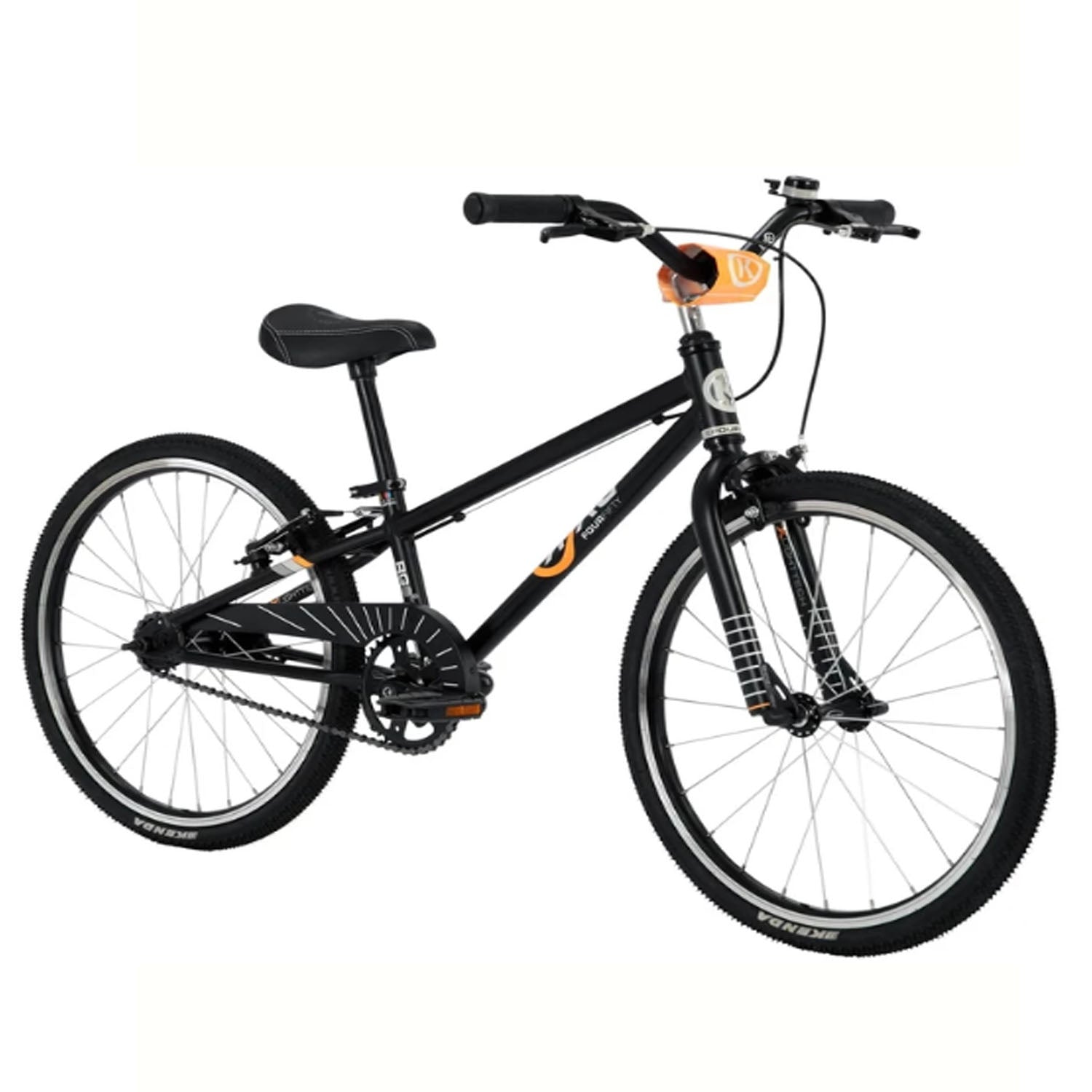 BYK E 450 BMB Black Neon Orange Boys Bike 20 450mm Action Bike Ski