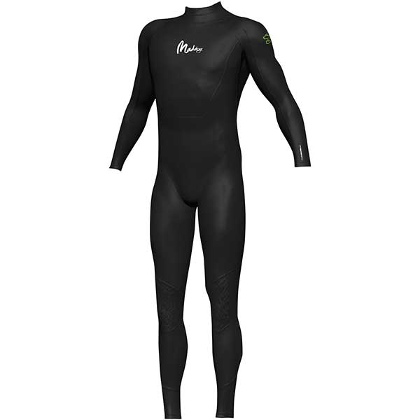 Maddog Men's Superstretch 2/3mm Neoprene Long Sleeve Steamer Wetsuit (Black)