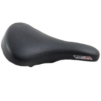 Endzone BMX Style Black Replacement Bike Vinyl Seat for 16-20 Inch Kids Bikes