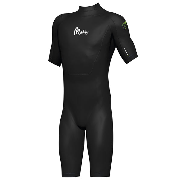 Maddog Men's 2mm Neoprene Springsuit Wetsuit (Black)